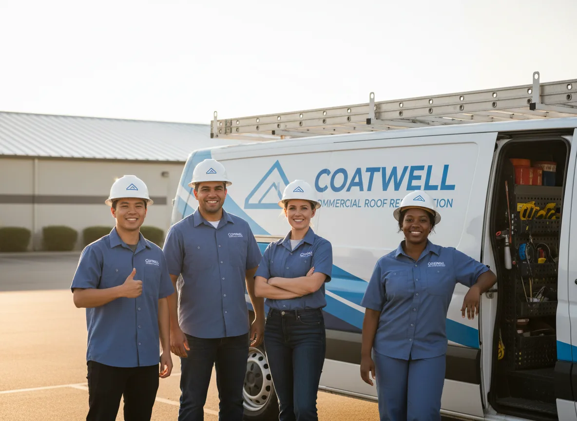 Commercial roof coating company in Rector, PA